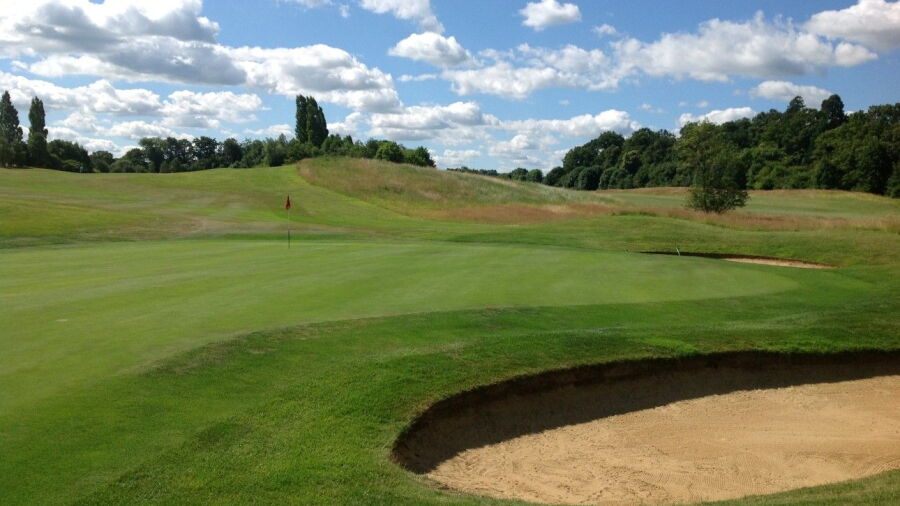 Double green at Milford Golf Club