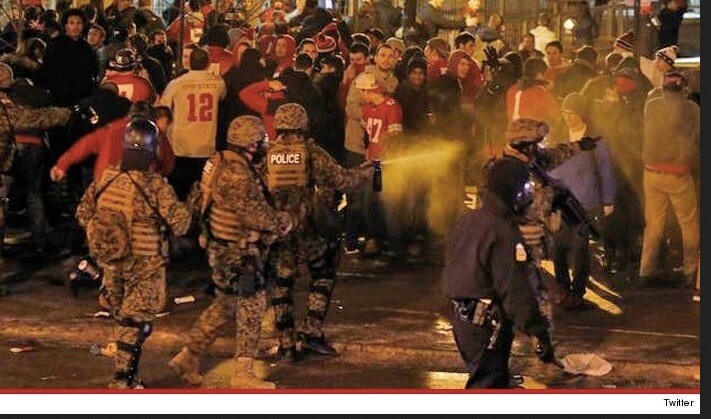 At least Ohio State fans have the decency to do their riotous partying outdoors, rather than at golf/ski resorts! (Twitter)