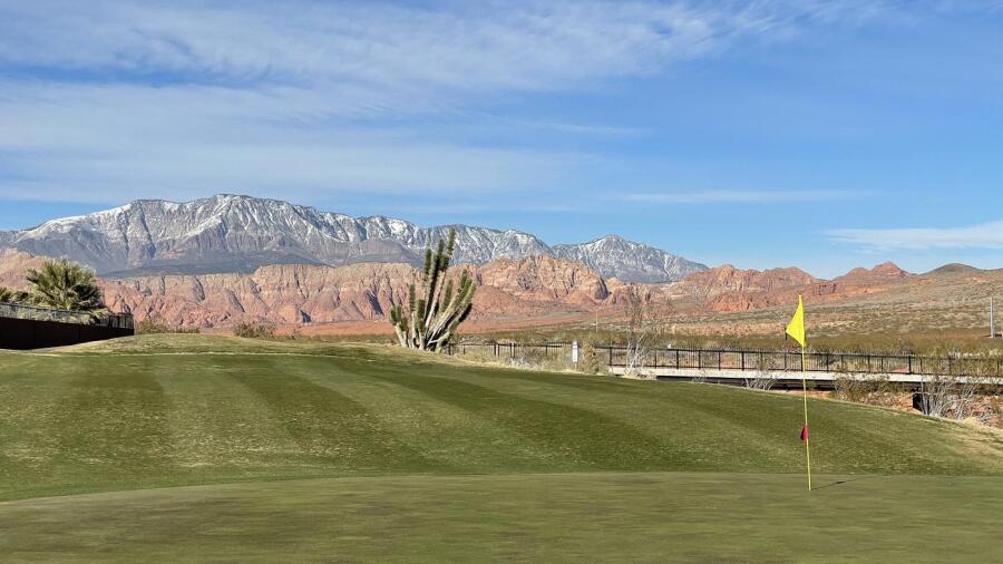 Green Spring - snowy mountains