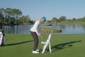 Use A Chair to Improve Lower Body Motion in the Swing
