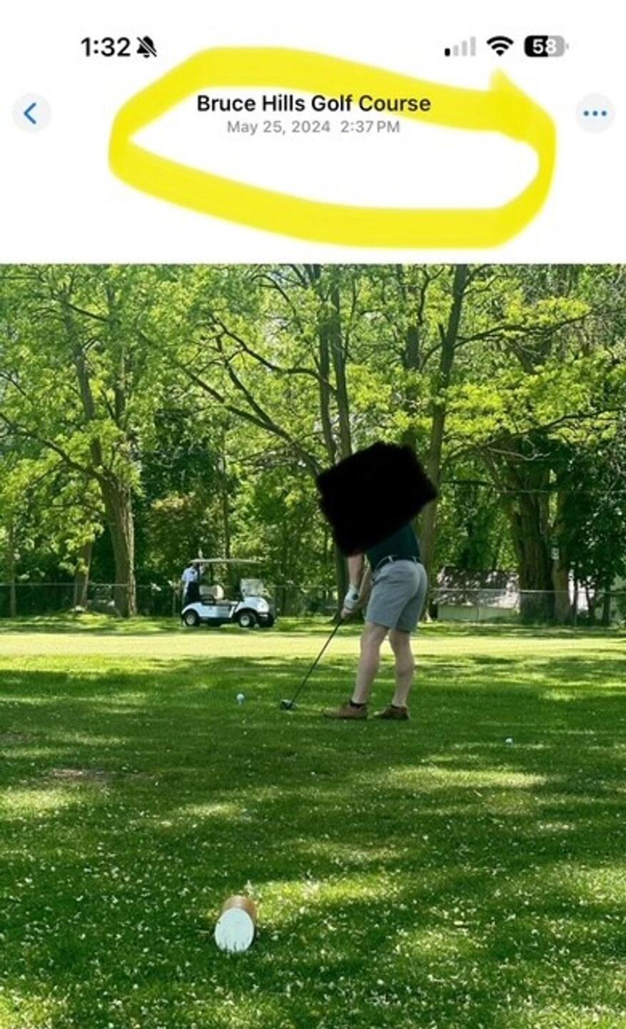 Finally teeing off at 2:37 PM (Photo submitted by 2l7z3Or4M1aejMGcFckD on 08/18/2025)