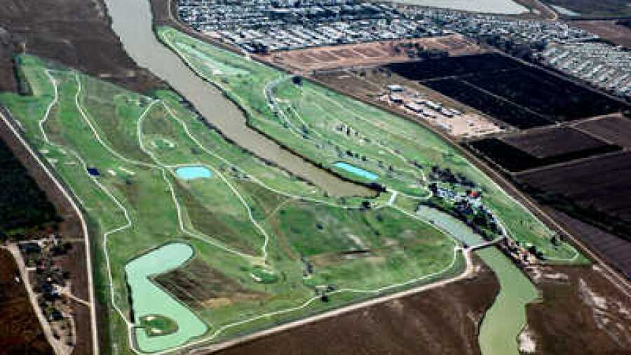 Llano Grande GC: aerial view