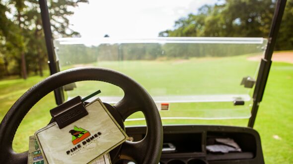 Pine Dunes - golf cart