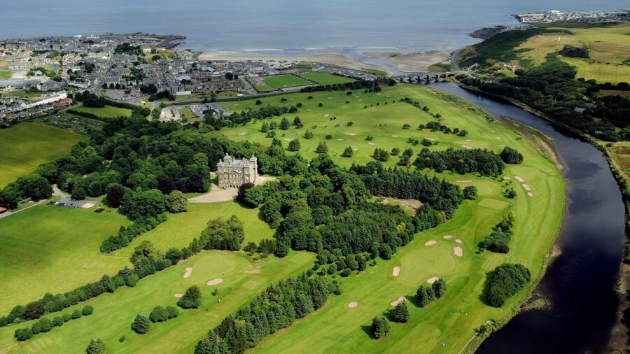 Duff House Royal GC: Aerial