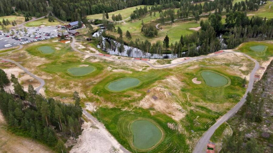Oulun Golf - Par-3: Aerial view