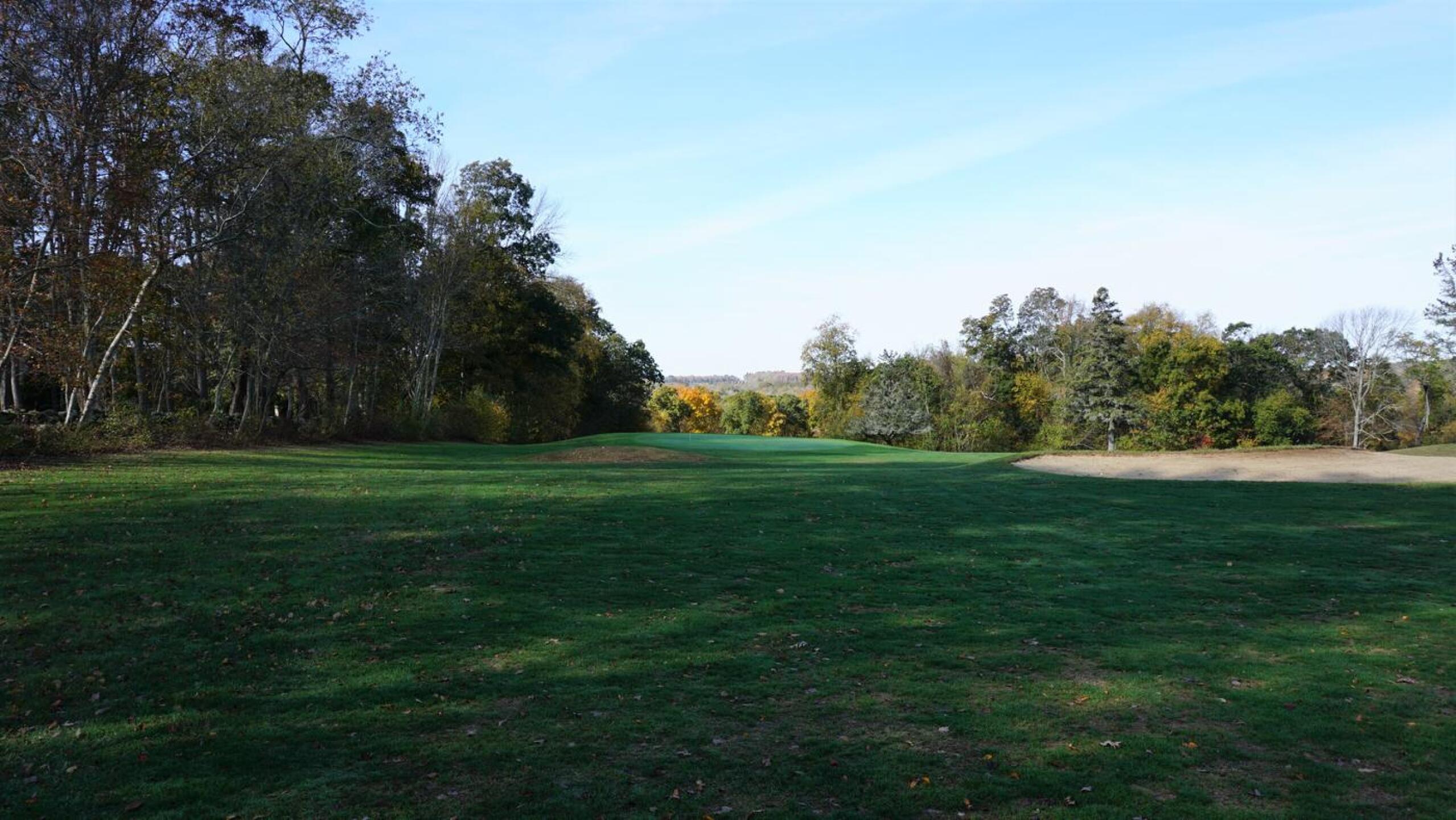 The fourth: A view just in front of this par-five’s green. (Photo submitted by AptlyLinked on 10/18/2020)