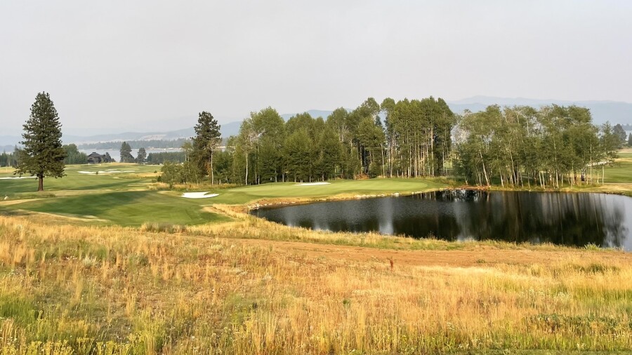 Osprey Meadows at Tamarack Resort - hole 19 