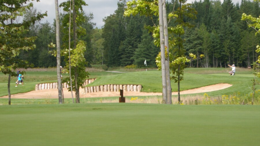 Zoie bunker at Sweetgrass Golf Club