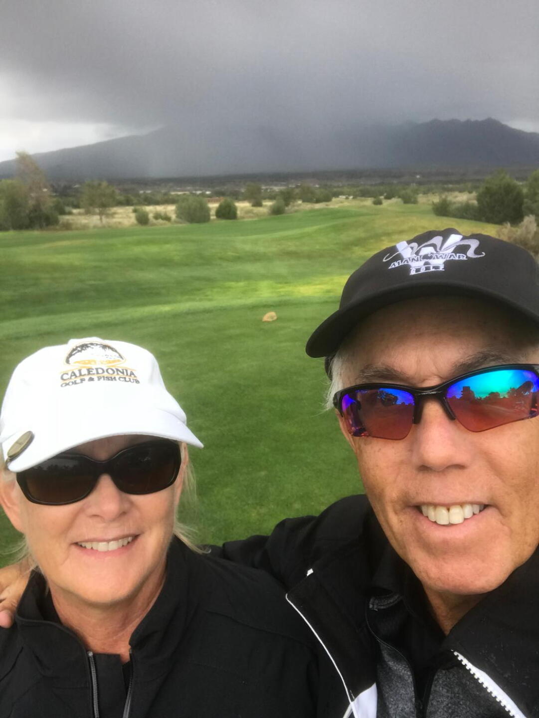 This is the finish of a Sleet/rain storm that passed over us....a little chilly at that point!! (Photo submitted by LarryNoli on 10/20/2018)