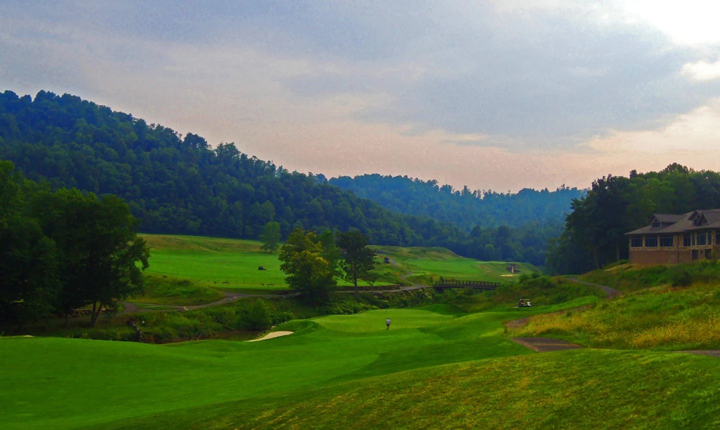 Pete Dye Golf Club - hole 17