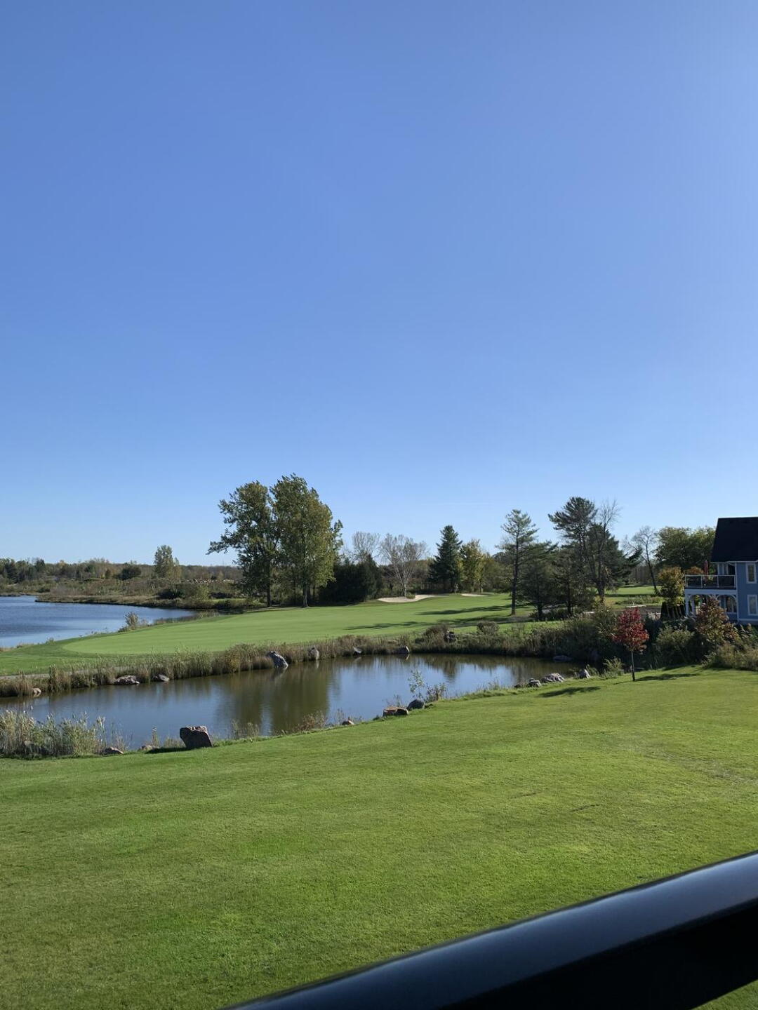 View from clubhouse patio (Photo submitted by ONTHEDOCK on 10/19/2021)
