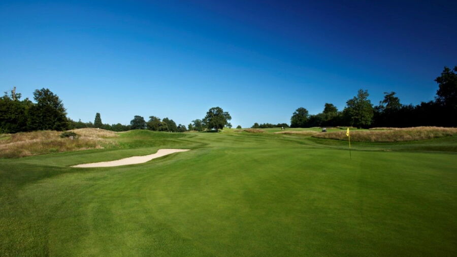 14th green at Chartham Park 