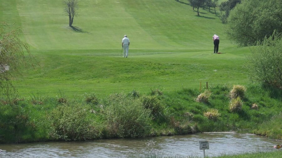 14th green at Wareham Golf Club
