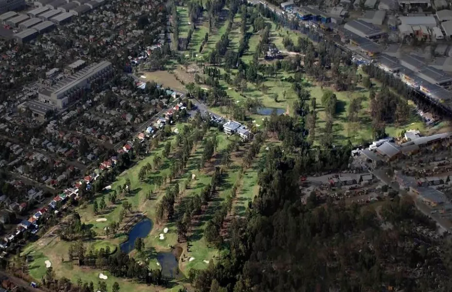 Virginia GC: Aerial view