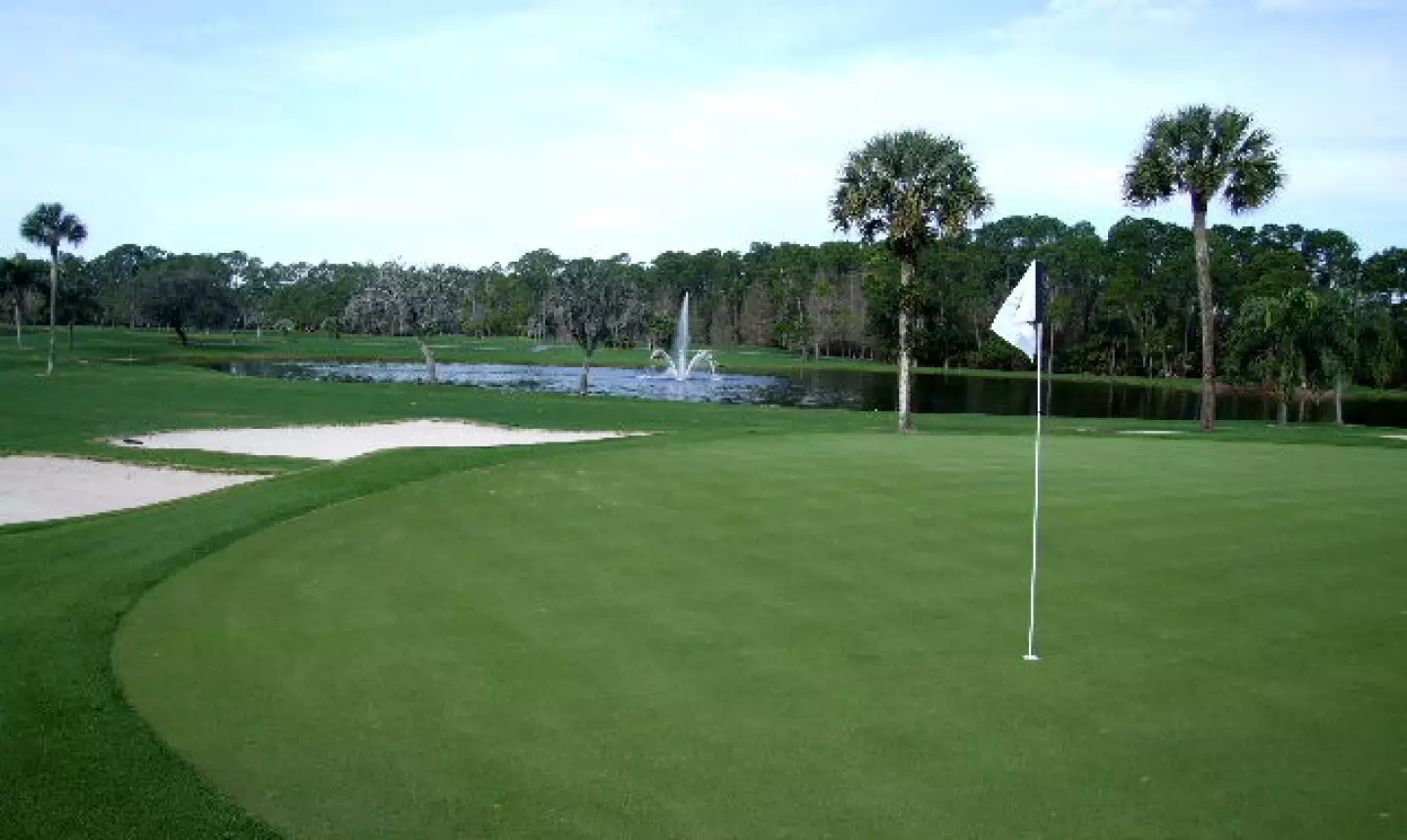 The Palm golf course at Walt Disney World - hole 15