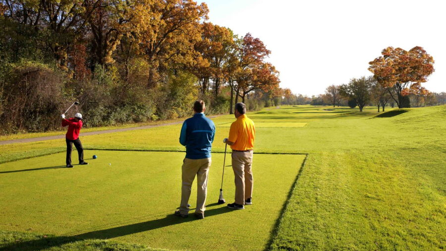 Sunset Valley GC: 2nd teebox