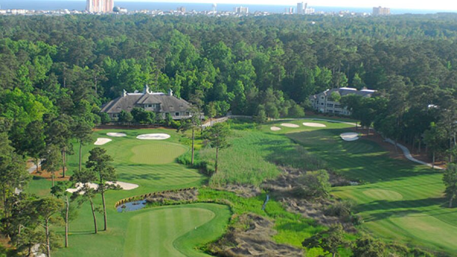 Tidewater GC - 9th 18th and clubhouse
