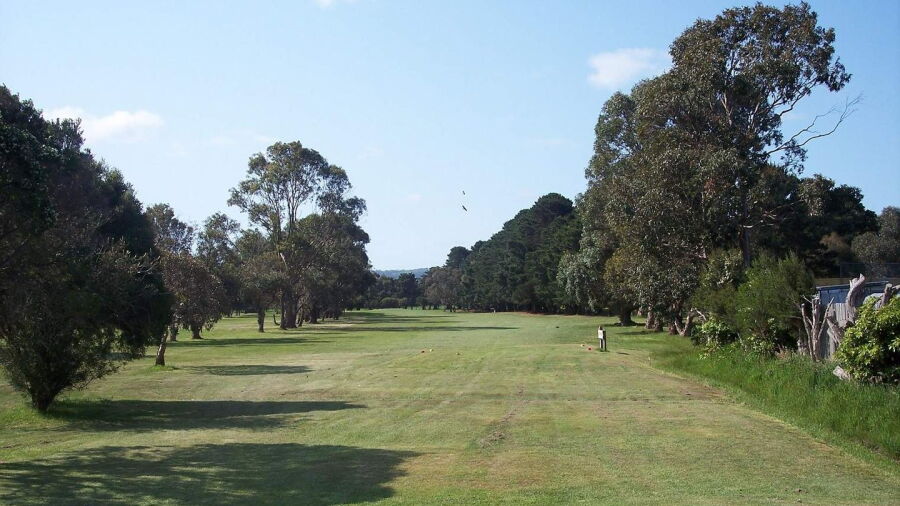 Welshpool Golf Club's 9th hole