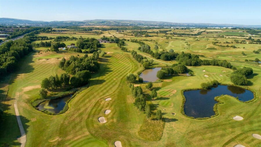 Pike Fold GC: aerial view