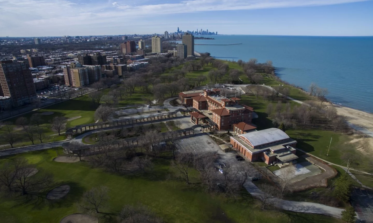 South Shore course - aerial view 