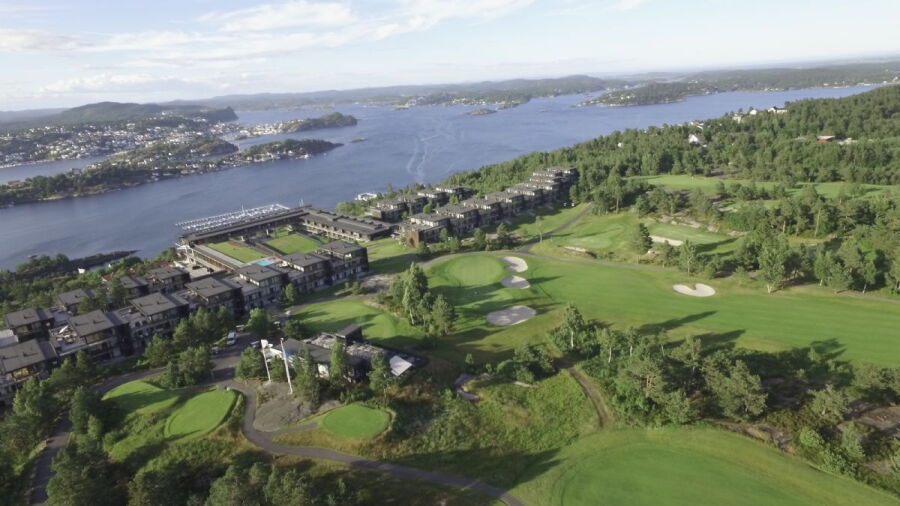 Kragero Golf Park: Aerial view