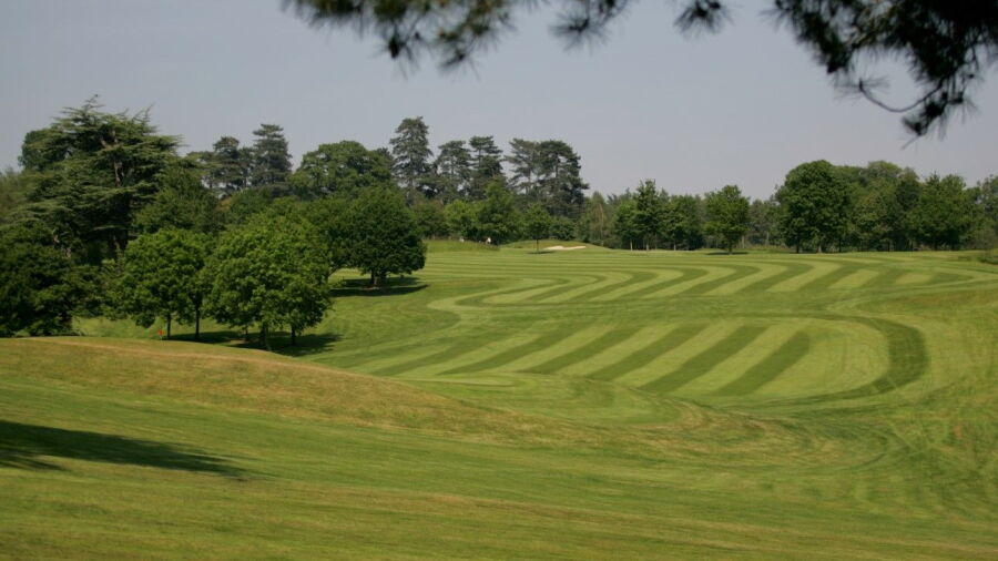 8th green on the Melbourne Golf Course at Brocket Hall
