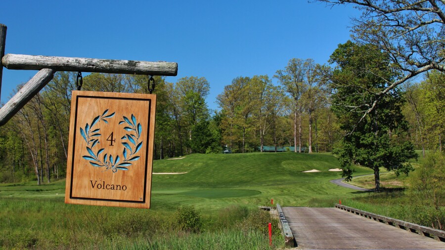 Omni Bedford Springs Resort golf course - hole 4