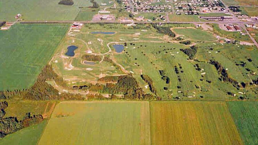 New Liskeard GC: Aerial view