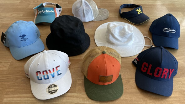Styles of golf hats