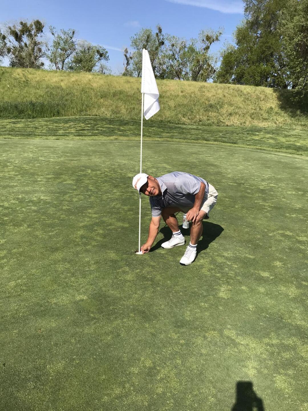 #8 hole 149 yards with my #5 club. (Photo submitted by stanley3837817 on 04/04/2021)