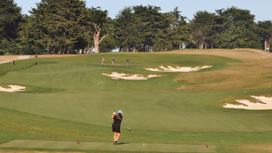 Black Horse golf course - Bayonet/Black Horse - hole 9
