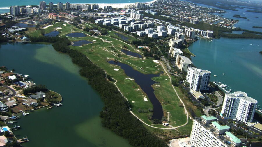 Fort Myers Beach GC: Aerial