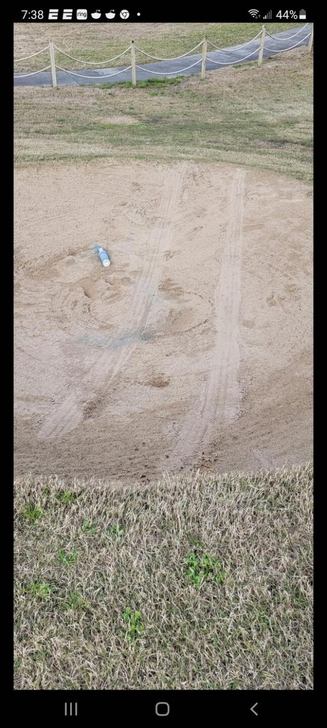 Cart thru bunker (Photo submitted by u000004341884 on 02/06/2021)