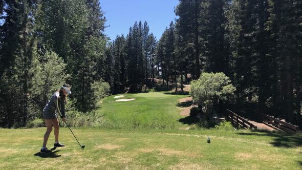 Mountain Course at Incline Village - female golfer