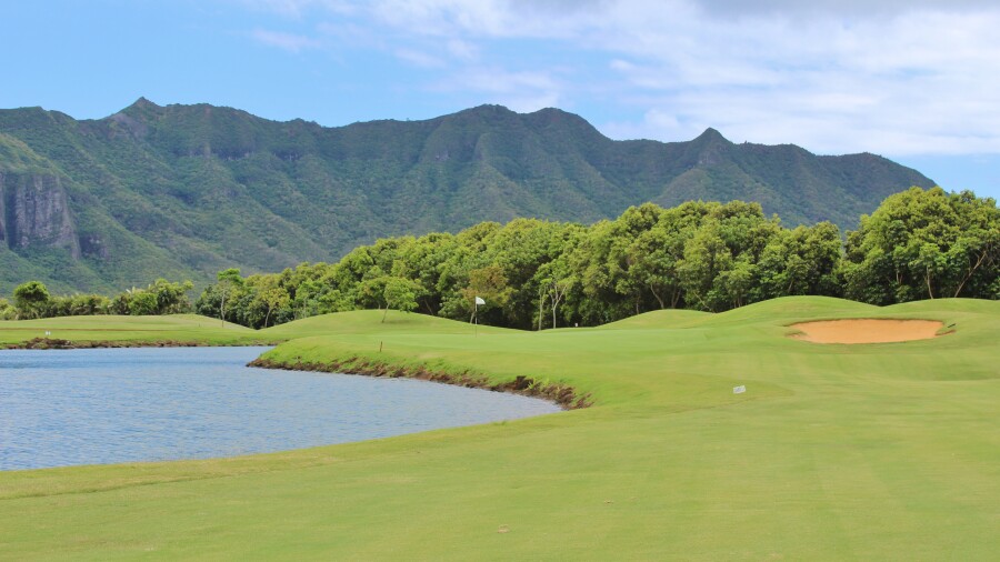 Puakea Golf Course - 3rd hole