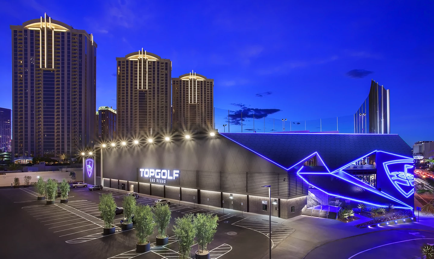 Topgolf Las Vegas - skyline