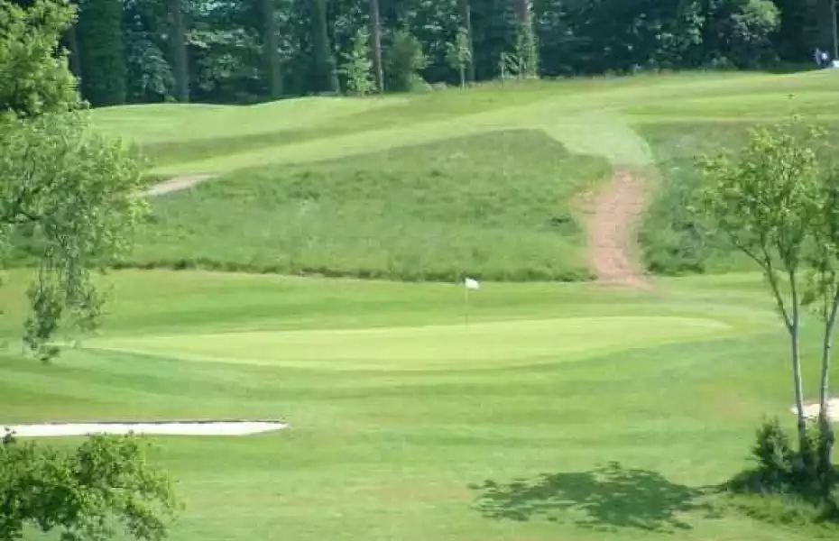 Coed-y-Mwstwr Golf Club: 2nd green
