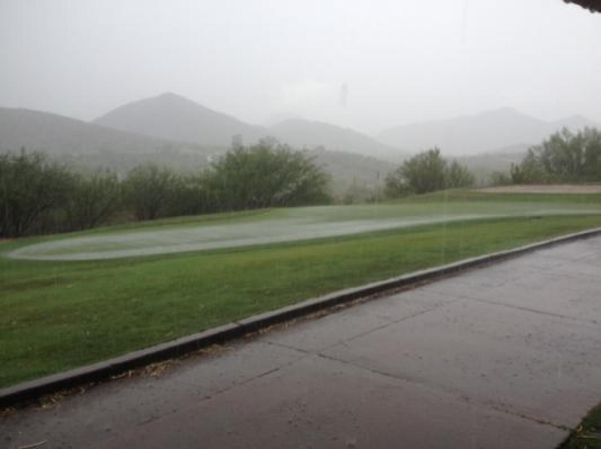 As the rain set in (Photo submitted by dhume419 on 08/03/2014)