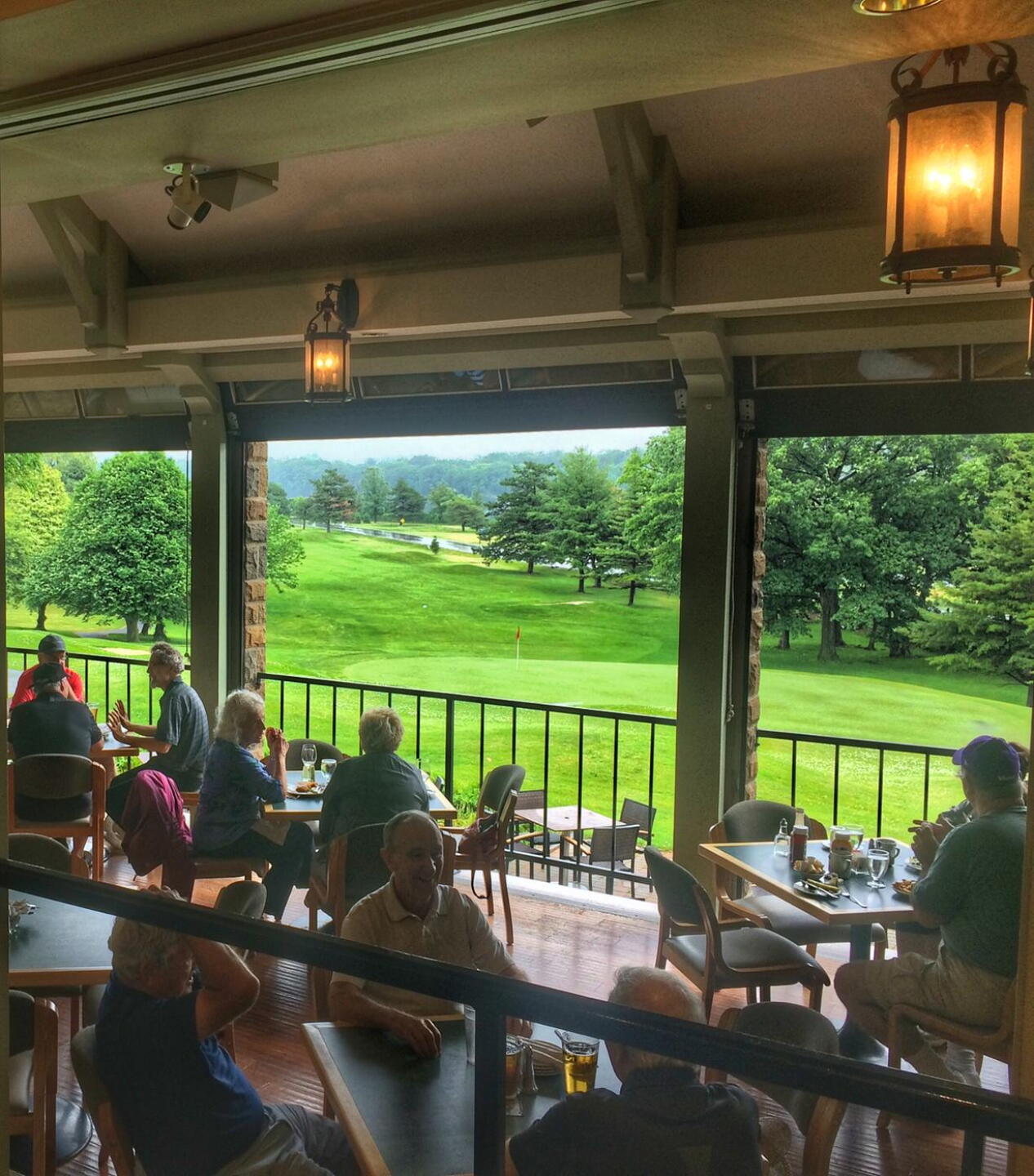 View from the clubhouse restaurant (Photo submitted by BrandonTuckerGA on 07/06/2017)