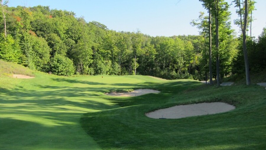 Tribute golf course - Otsego Club - hole 3