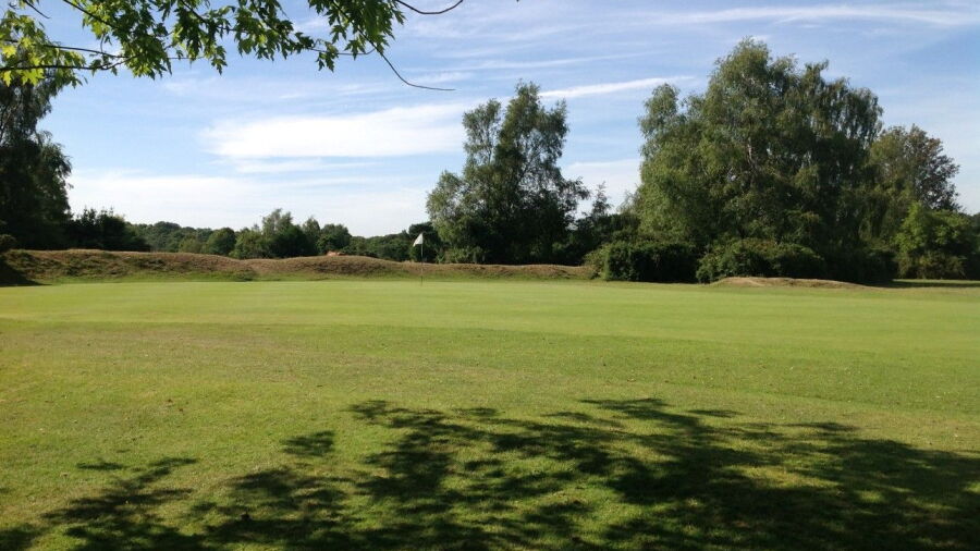 18th green at New Forest