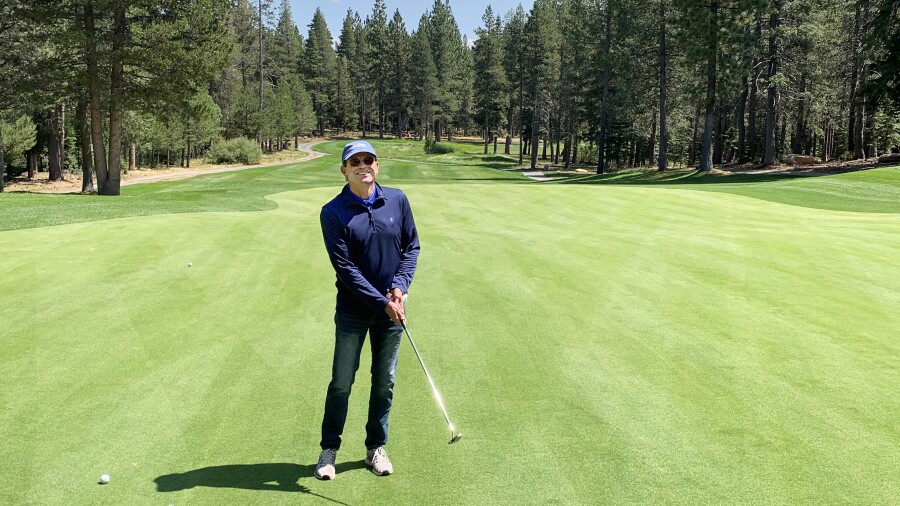 Tahoe Donner - Cary Bickler on hole 4