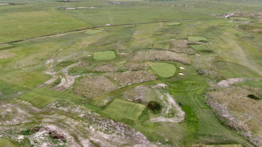 Ballyliffin GC - The Pollan Links: Aerial