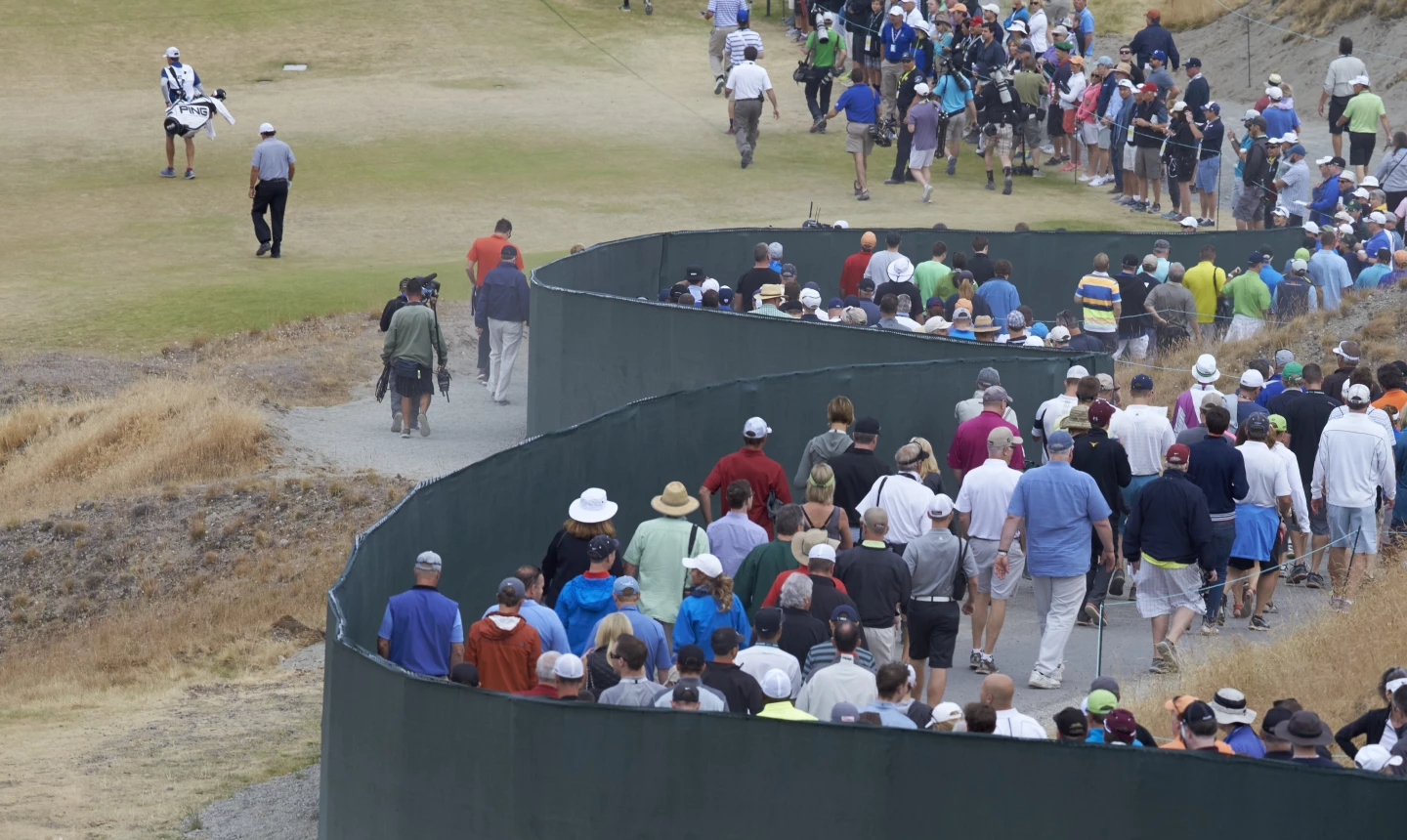 U.S. Open - Chambers Bay golf course - fans