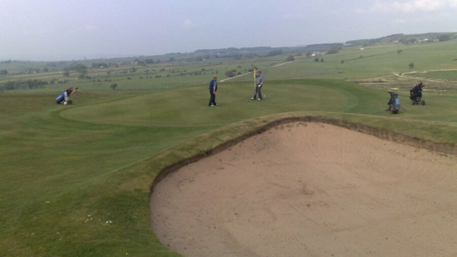 Bunker at Baildon GC