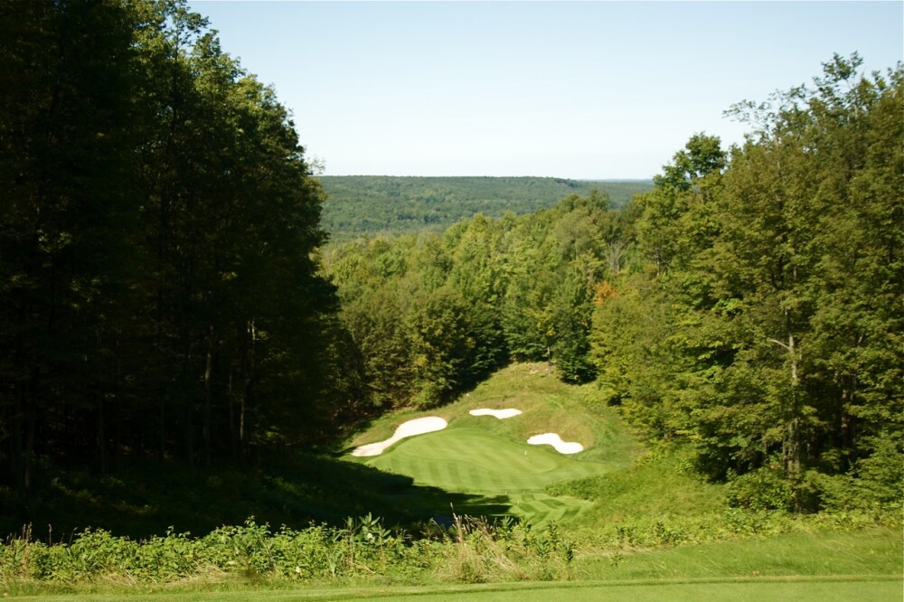 Threetops golf course - Treetops Resort - hole 3