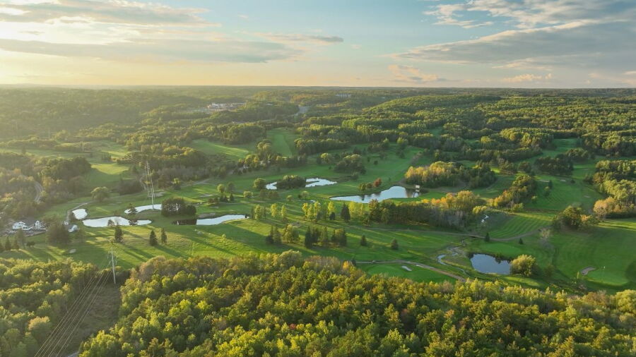 Enger Park GC: Aerial