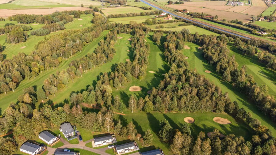 Tydd St Giles GCC: Aerial