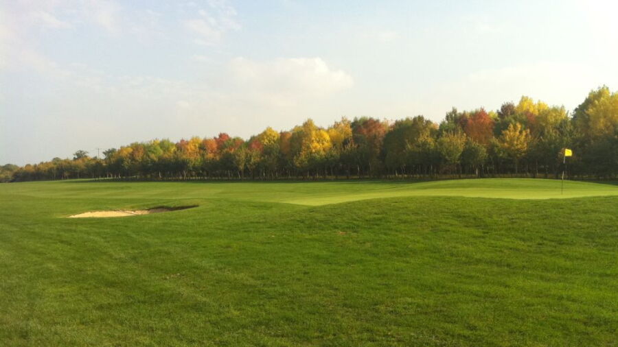 Fairway and green at Waterstock