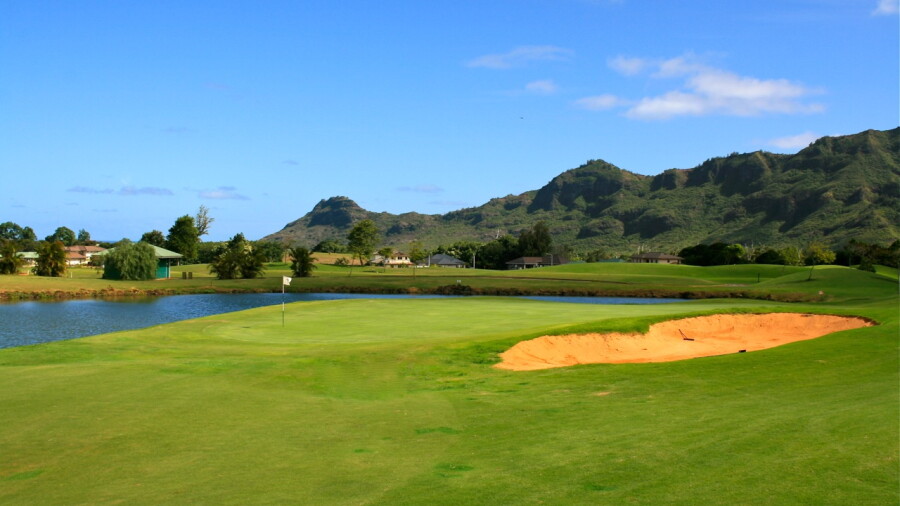 Puakea Golf Course on Kauai - No. 3